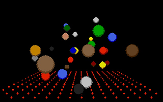 3D Sphere Object Generator / Editor atari screenshot